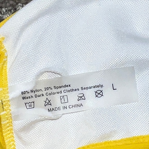 Shein yellow bikini top - never worn - Picture 3 of 3